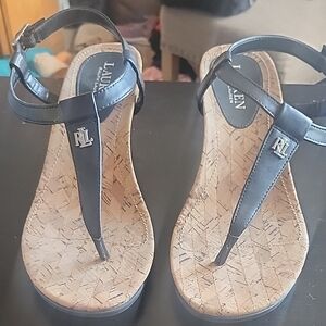 Ralph Lauren Black Sandals